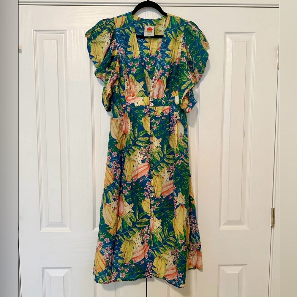 Floral Green Dress